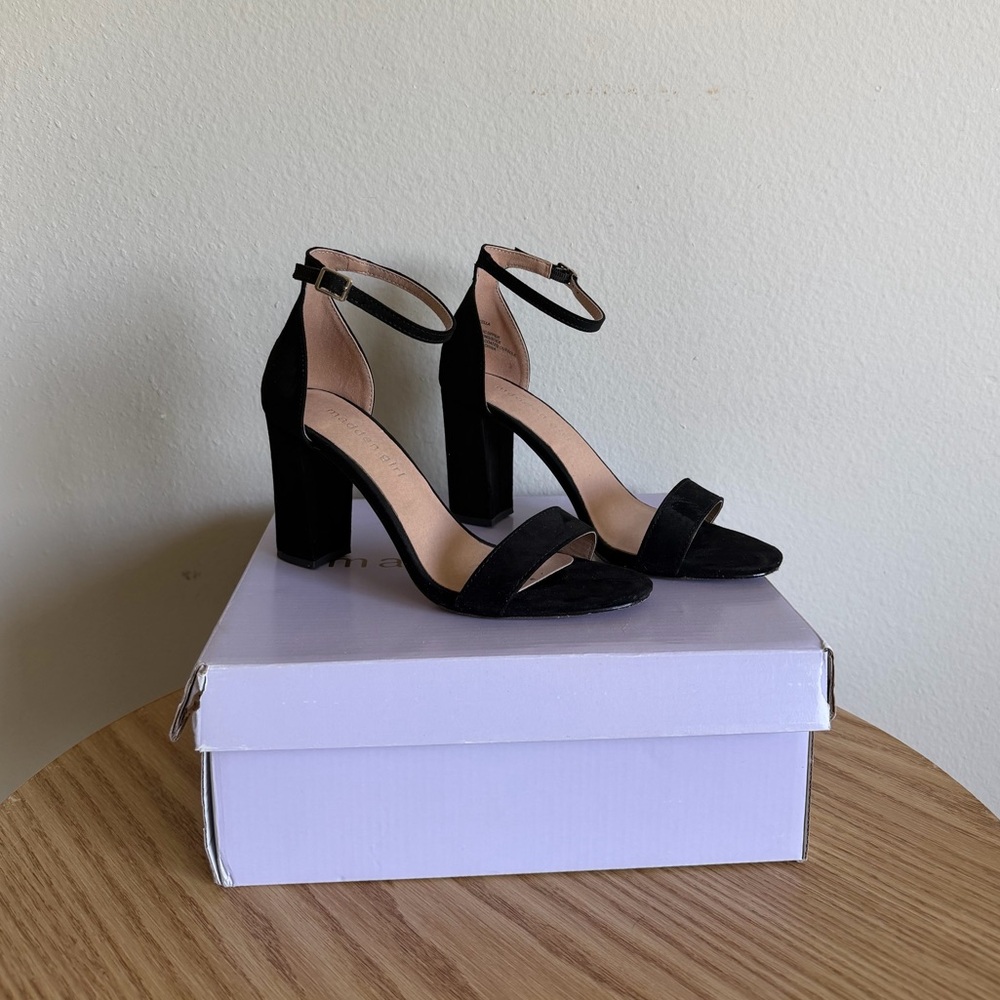 Madden Girl Beella Black Heels